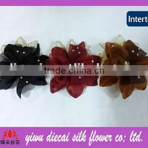 Beautiful Artificial Bride Voile Flower thumbnail-1