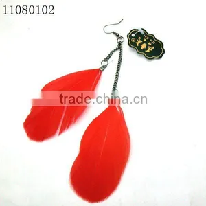 2012 Fashion Head Bands With Feather Earring Wholesale thumbnail-1