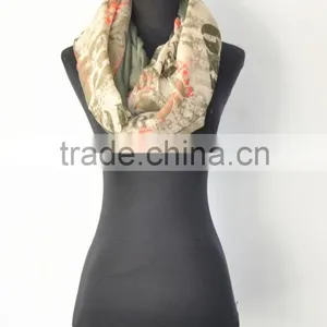 Customized Cotton Material Printed Neck Wear Tube Scarf thumbnail-1