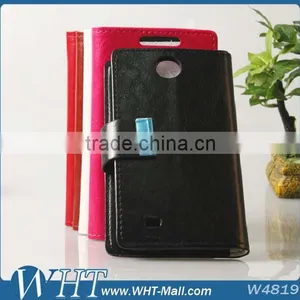 Flip Case For HTC Desire 300, For HTC Desire Case Leather Case With Card Slots thumbnail-3
