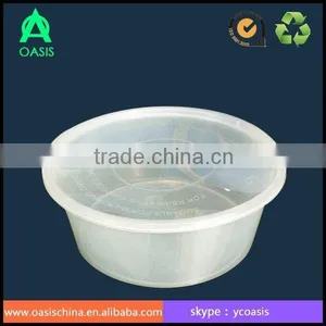 3000ml Disposable Plastic Round Base Food Container Quality Choice thumbnail-1