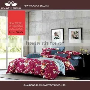 100% Cotton 133*72 40s*40s Fashion Reactive Printing Quilted Duvet Cover thumbnail-1
