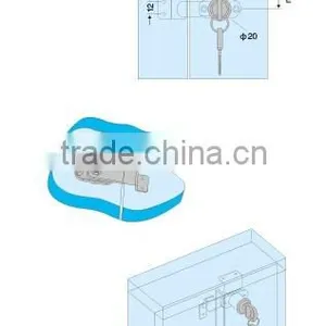 High Quality Zinc Alloy Die-cast Housing and Cylinder Hardware Fitting Apartment Post Cabinet Cam Lock thumbnail-3