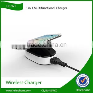 HC-W1 3 in 1 Multifunctional Charger Wireless Charger for Samsung Galaxy s6 thumbnail-5
