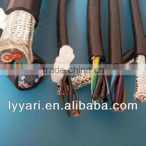 XLPE Insulated PVC Sheath Copper Conductor Woven Screened Multi Core Flexible Control Power Cable thumbnail-1