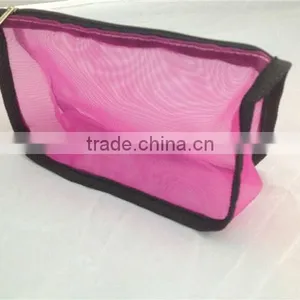 Red Polyester Net Pencil Case thumbnail-1