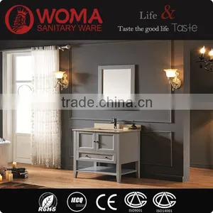 Grey Series Solid Oak Wood Waterproof Bathroom Vanity/ Cabinet thumbnail-1
