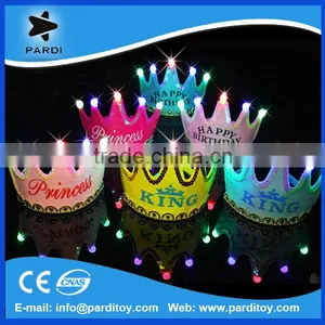Birthday Party LED Light up Crown Hat thumbnail-1