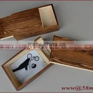 Wood Photo Storage Gift Box With USB Box thumbnail-3