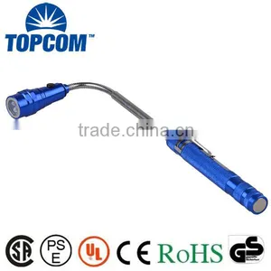 Topcom Mini LED Aluminium Alloy Flexible Magnet Flashlight thumbnail-1