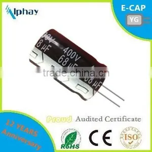 Aluminum Electrolytic Capacitor E-cap 68uf for Power Charger thumbnail-1
