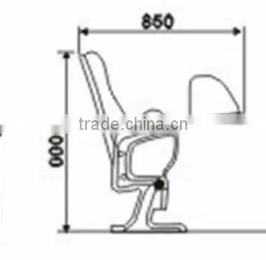Good Quality Low Price Auditorium Chairs thumbnail-2
