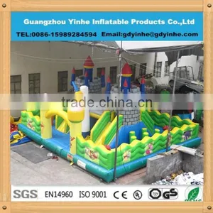 2015 New Design Giant Inflatable Castle. Inflatable Castle With Slide thumbnail-1