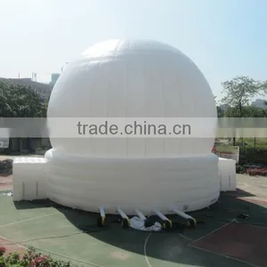 2016 Single Layer Giant White Inflatable 3D Projection Dome Tent From China thumbnail-5