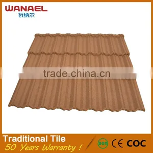 Wanael Aluminum-zinc Layer Reliable Performance Light Weight Color Steel Roof Tile thumbnail-2