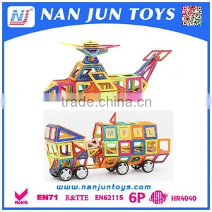 Toys Plastic Magnetic Building Blocks Magnetic Building Shapes for Kids thumbnail-4