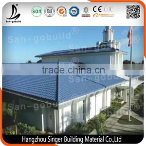 Zhejiang Roofing Materials Factory High Quality Stone Coated Metal Roof Tile thumbnail-6