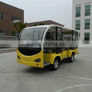 14 Seats Electric Sightseeing Bus Shuttle Bus on Sale thumbnail-4