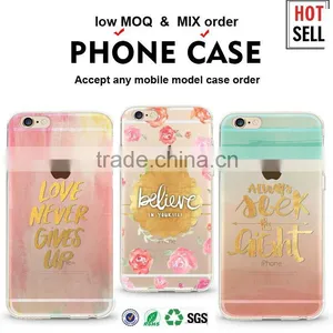 Custom Printing Phone Case for IPhone 5 6 6s Plus, Transparent Mobile Phone Cover for Samsung Galaxy s6 s7 Edge j7 Quality Choice M thumbnail-1