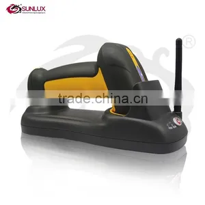 2016 Good Price Yellow Wireless Barcode Scanner XL-9528 thumbnail-1