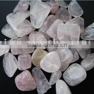 Crush Rose Quartz Crystal Tumbled Stone thumbnail-1