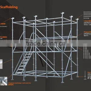 High Quality Steel Ringlock Scaffolding for Working Platform or Support System thumbnail-4