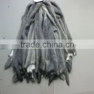 Factory Wholesale Cheap Price Natural White 100% Real Mink Skin thumbnail-2
