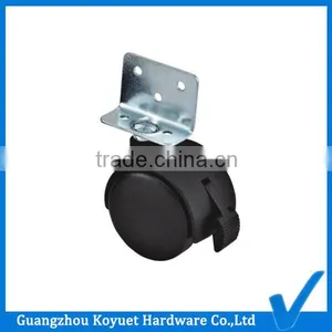 KOYUET With Brake Wholesale Modern Free Sample Nylon Heavy Duty Stem Caster Wheel For Suitcase thumbnail-1