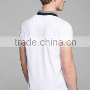 Brand Quality Men's Classical Formal Business Casual 100% Cotton POLO T Shirt thumbnail-3