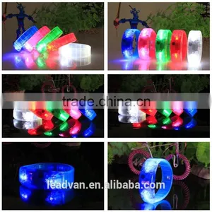 Wholesale Party/Star Live Concert Supplies Led Bracelet ,Led Sound Control Bracelet/Bangle/Wristband thumbnail-1