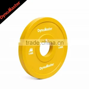 IWF Approved Olympic Competition Rubber Change Plates Weight Lifting Rubber Plate thumbnail-2