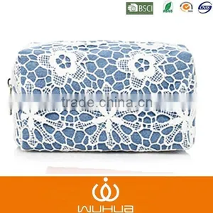Chicest Travel Necessary Floral Crochet Cosmetic Case to Storage for Makeup Brushes thumbnail-1