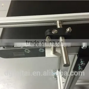 Mini Antistatic Monoclinic ESD Rubber Mat Belt Conveyor With Aluminum Frame thumbnail-3