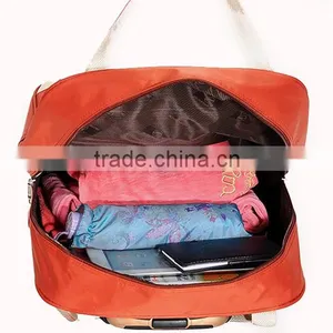 Custom Multifunction Waterproof Nylon Large Capacity Tote Travel Trolley Luggage Bag thumbnail-6