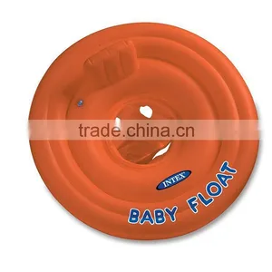 Orange Baby Safety Inflatable Ride on Ring With Back Rest,baby Swimming Ring Trainer thumbnail-1