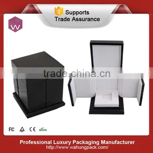 Black Magnetic Perfume Box Wooden Special Design Perfume Display thumbnail-1