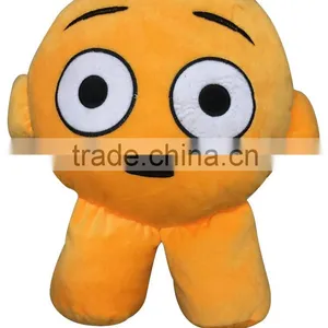 Wholesale Custom Kid New Design Emoji Cartoon Charater Plush Stuff Toys thumbnail-2