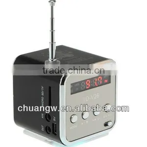 Portable Mini Speaker Radio With sd Card Slot Made in China thumbnail-1