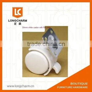 40mm TPR Ball Bearing Caster Flat Furniture Casters Chair Caster thumbnail-5