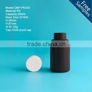 200cc Plastic HDPE Tablet Pill Bottle ,200ml Health Pharmaceutical Pill Bottle thumbnail-1