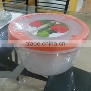 3pcs TPR Rectangle Rubbermaid Food Storage Container Set thumbnail-5