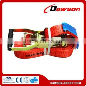 Truck Lashing Belt for Cargo Ratchet Tie Down With Swan Hook thumbnail-1