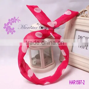 Korean 2015 Fashion Jewelry Rabbit Round Dot Stripe Lace Hair Accessories thumbnail-2