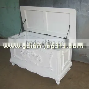 Wooden Storage Cabinet -Home Indoor Furniture - White Furniture for Bedroom Set thumbnail-1