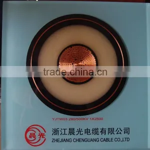 500kV Longitudinal Water-resistant Power Cable of XLPE Insulated Corrugated Aluminum-sheathing PE Sheathed Power Cable thumbnail-2