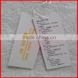 Morden Desighed CMYK Printed Hang Paper Tag thumbnail-1