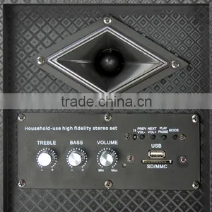 New Product 2016 Wooden Stage Active Speakers With Handheld thumbnail-3
