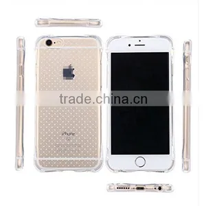 C&T Clear TPU Gel Rubber Dotted Buffer Protective Case Cover for IPhone SE Quality Choice thumbnail-1