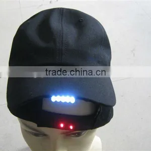 Bulk Mens Black Golf Cap With Led Light thumbnail-1