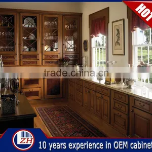 European Solid Wood Kitchen Cabinet,Modular Kitchen Designs China thumbnail-2